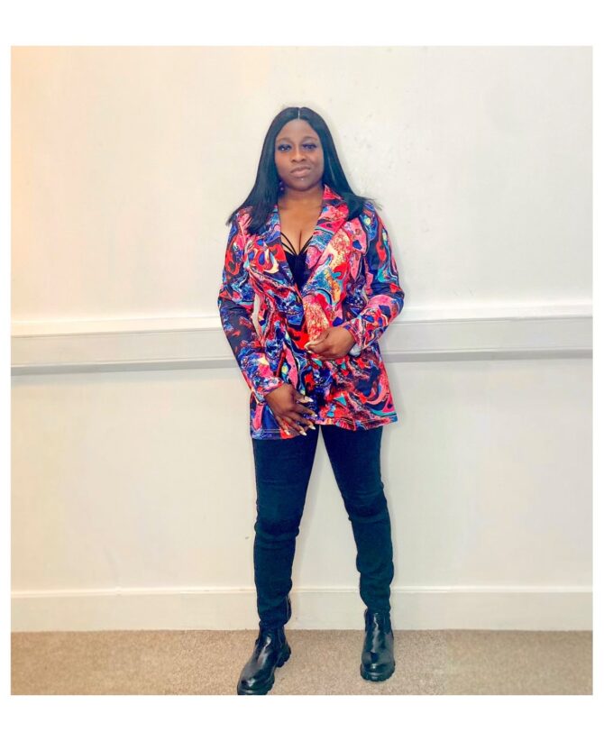 Abstract print blazer - Image 2