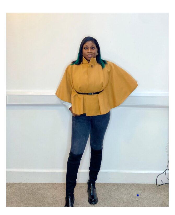 Belted cape jacket - Image 2