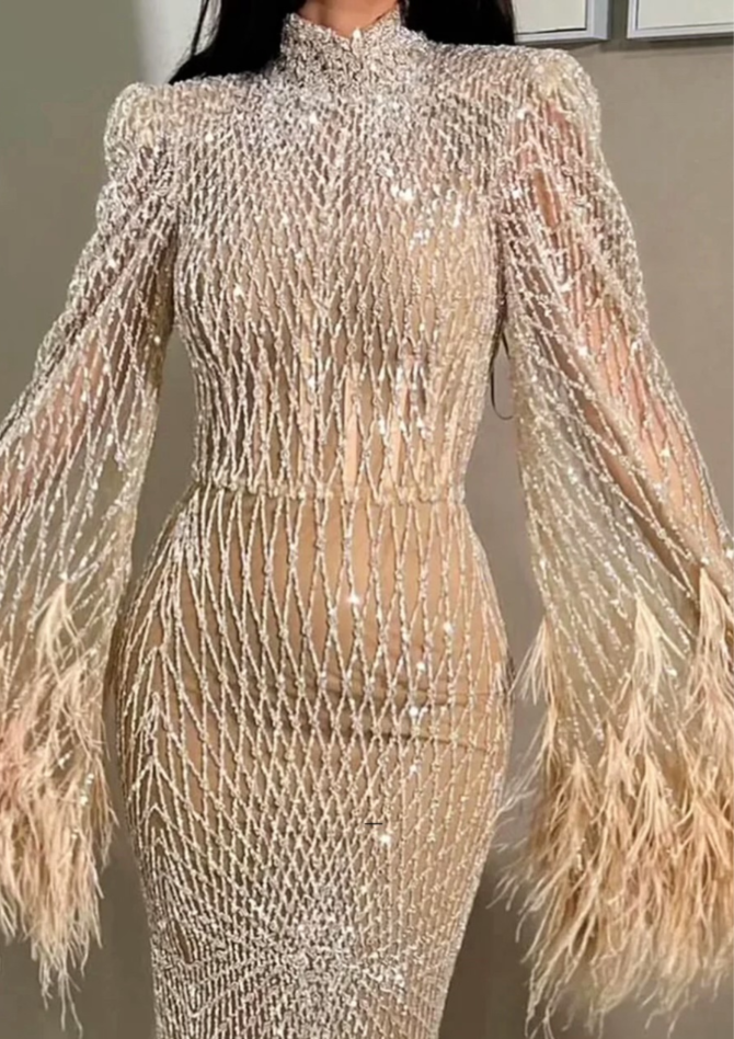 Elegant Embellished Evening Gown - Image 2