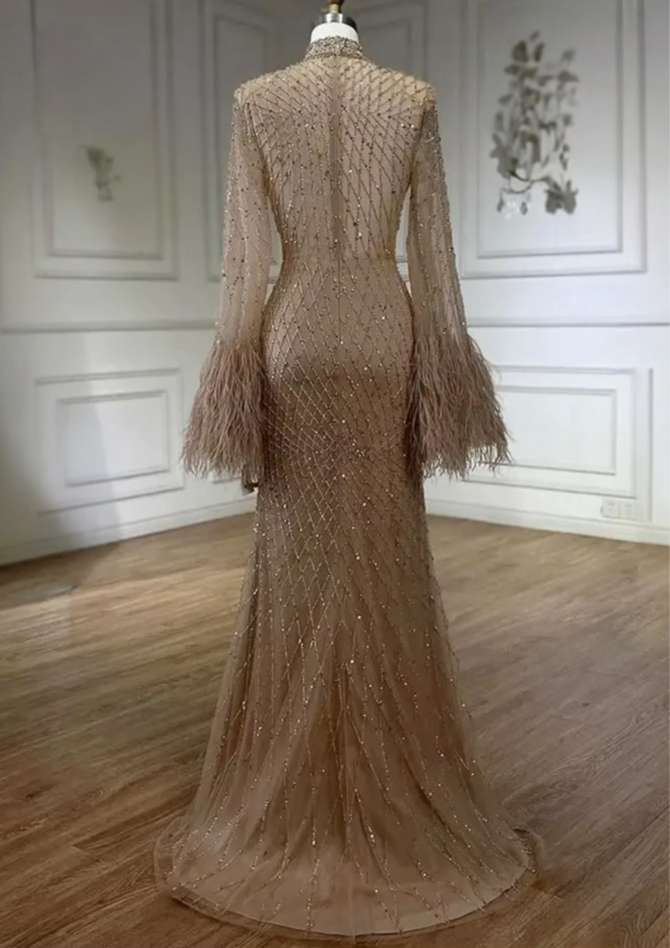 Elegant Embellished Evening Gown - Image 3