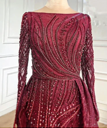 Front beaded mermaid dress