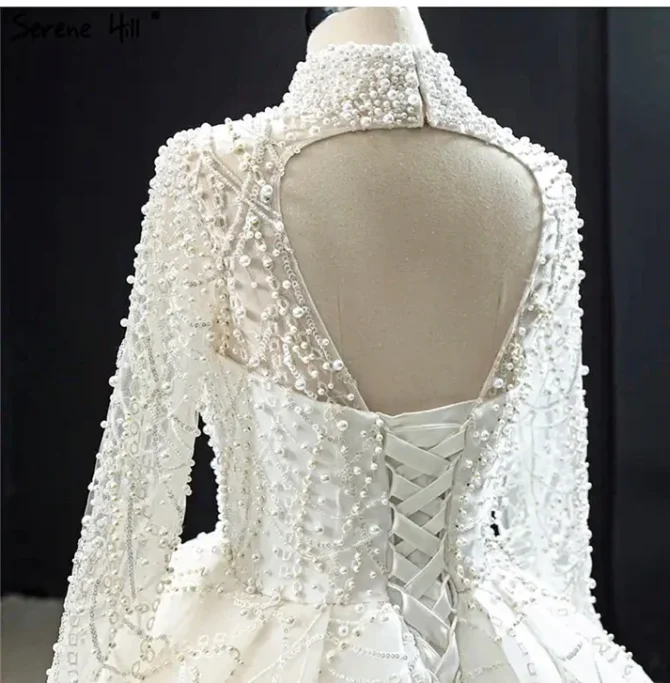 High neck wedding Dress - Image 3