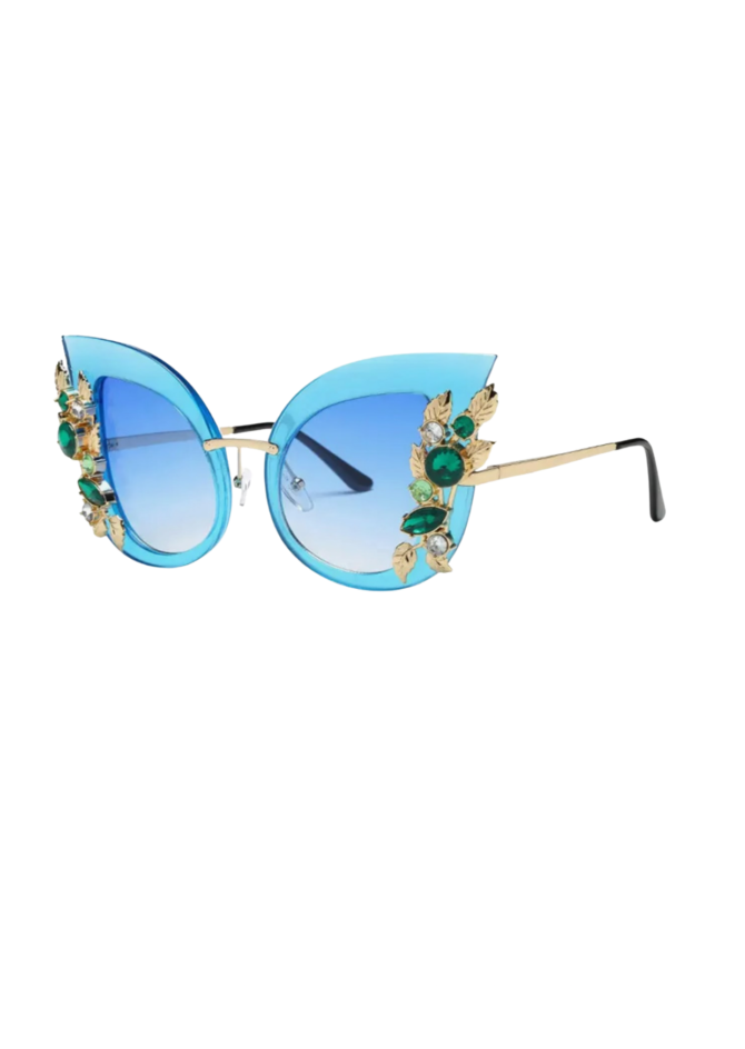 Flower-stone Oversized sunglasses - Image 2