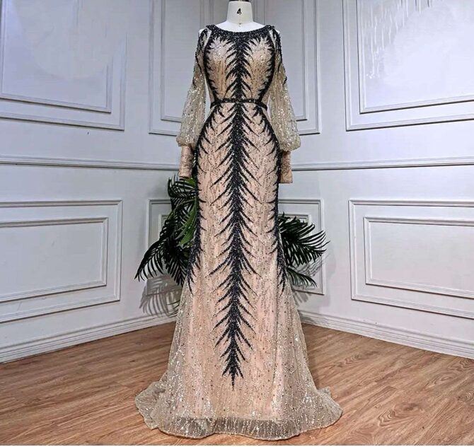 Sequin Embellished with colour Party Dress - Image 2