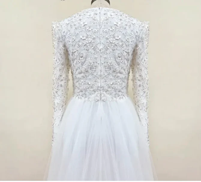 Sequin wedding Dress - Image 2