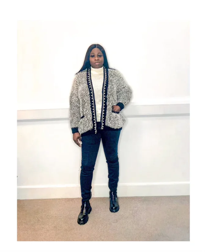 Sweater bumper jacket