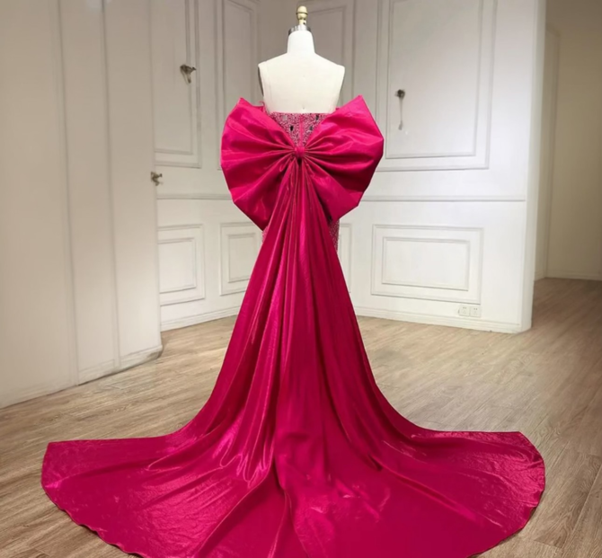 Pink Elegant occasional dress - Image 3