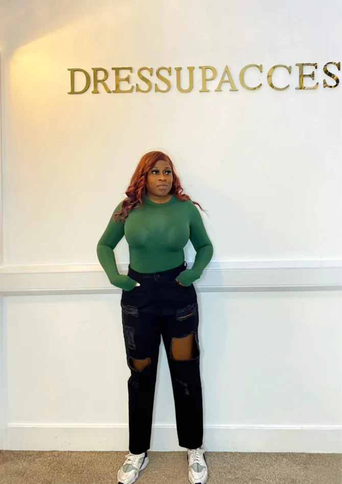Bodycon Stretchy bodysuit - Image 2