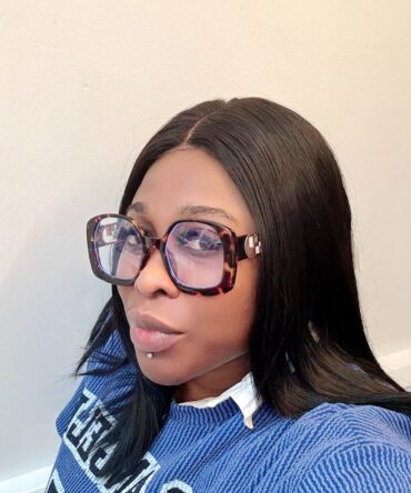 Oversized Reading Square glasses