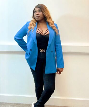 Double breasted blazer