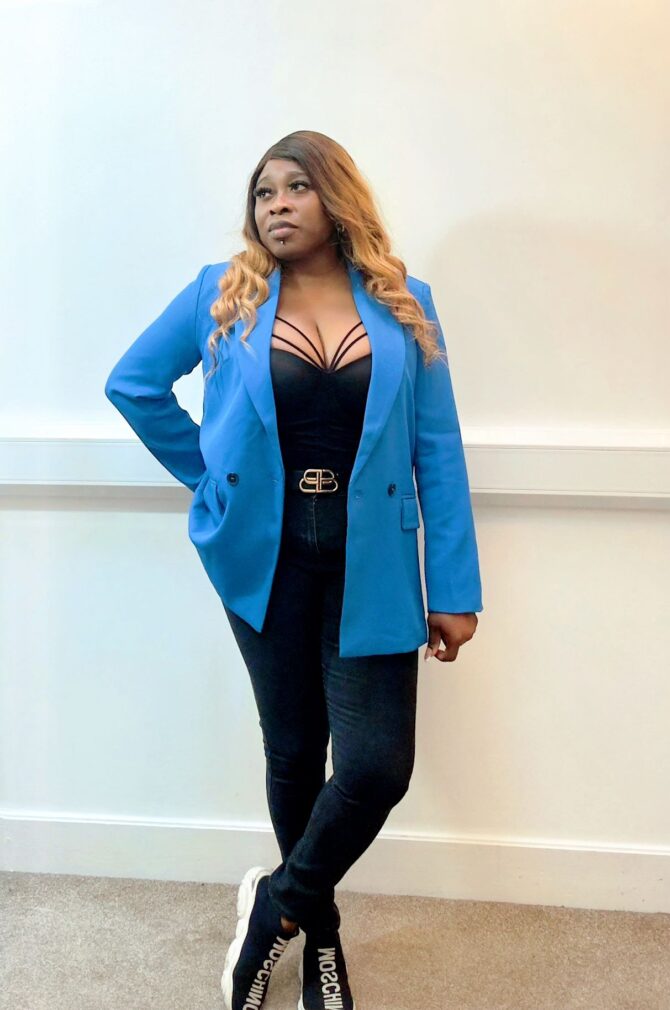 Double breasted blazer