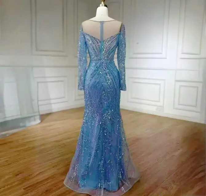 Beaded elegant pearl party dress - Image 3
