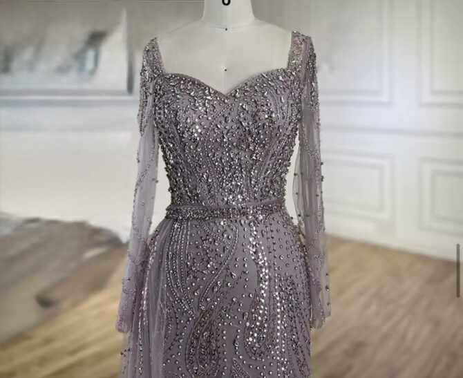 Light Purple Elegant Mermaid Dress