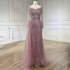 Pink Elegant Mermaid Gown Dress